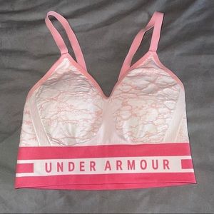 Pink Under Armour Sports Bra
